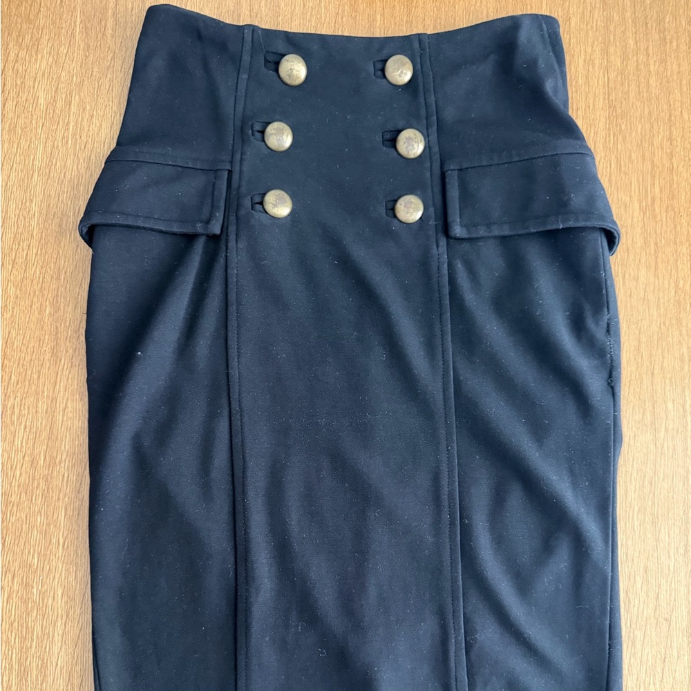 DVF black skirt